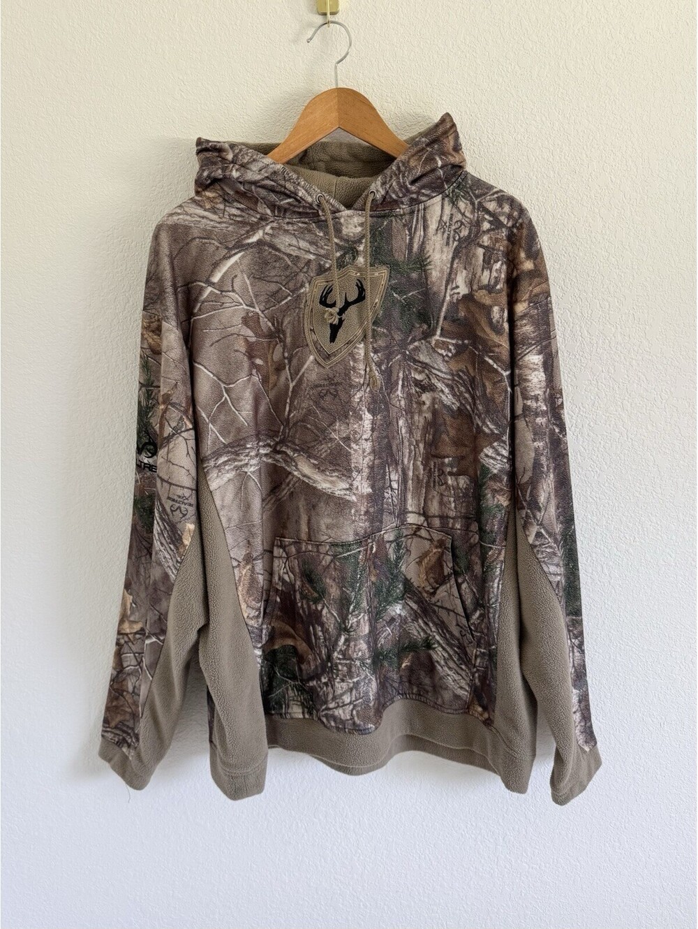 Scent‎ Blocker Men’s Sz XL Camo Pullover Hoodie Realtree Hunting Fleece Realtree